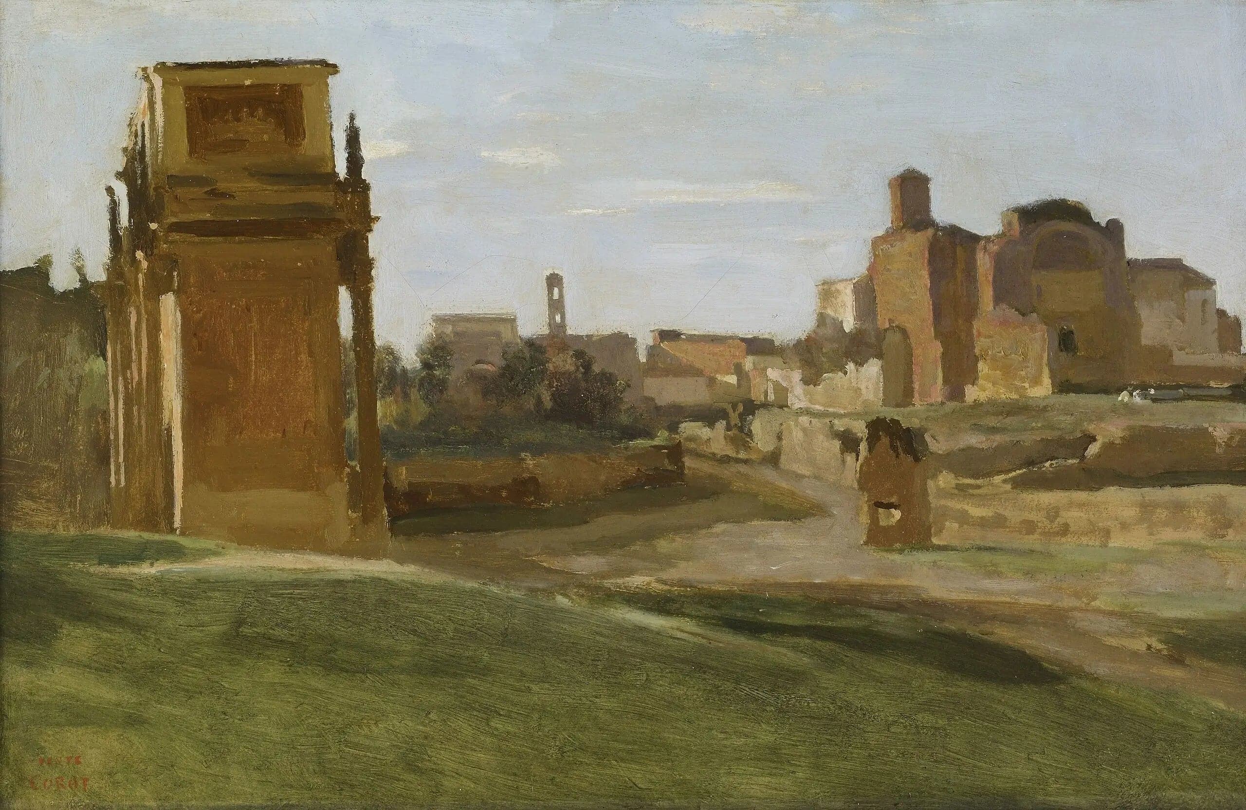 View of the Forum, Rome - Jean