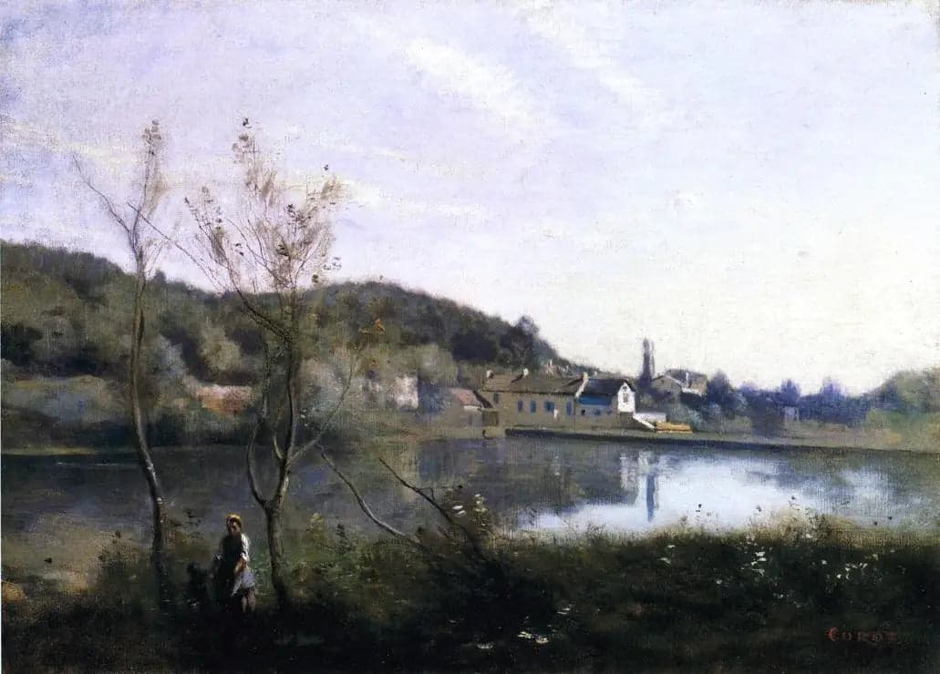 Ville-d'Avray, the large pond and its villas - Jean