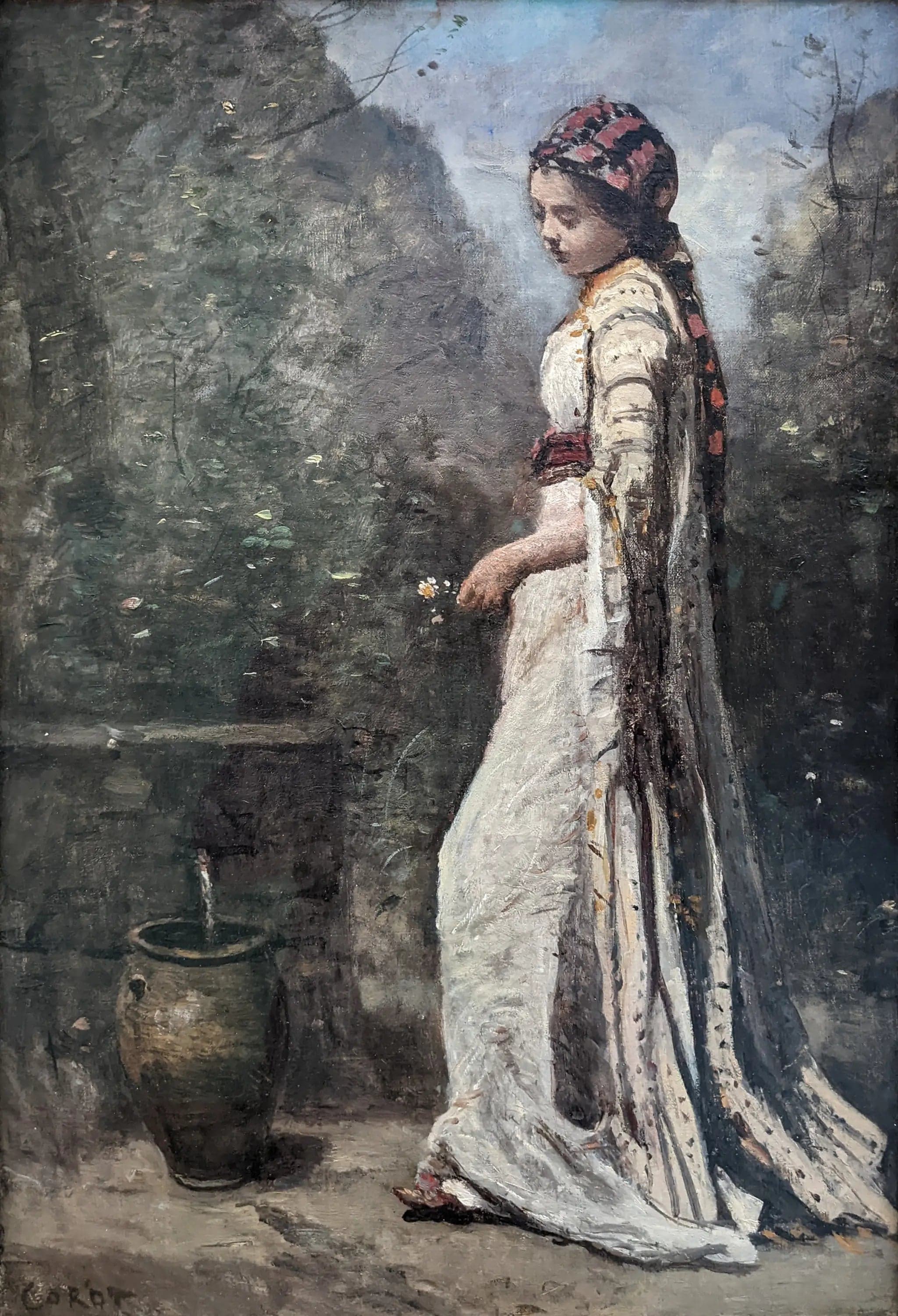 Young Greek Girl at the Fountain - Jean