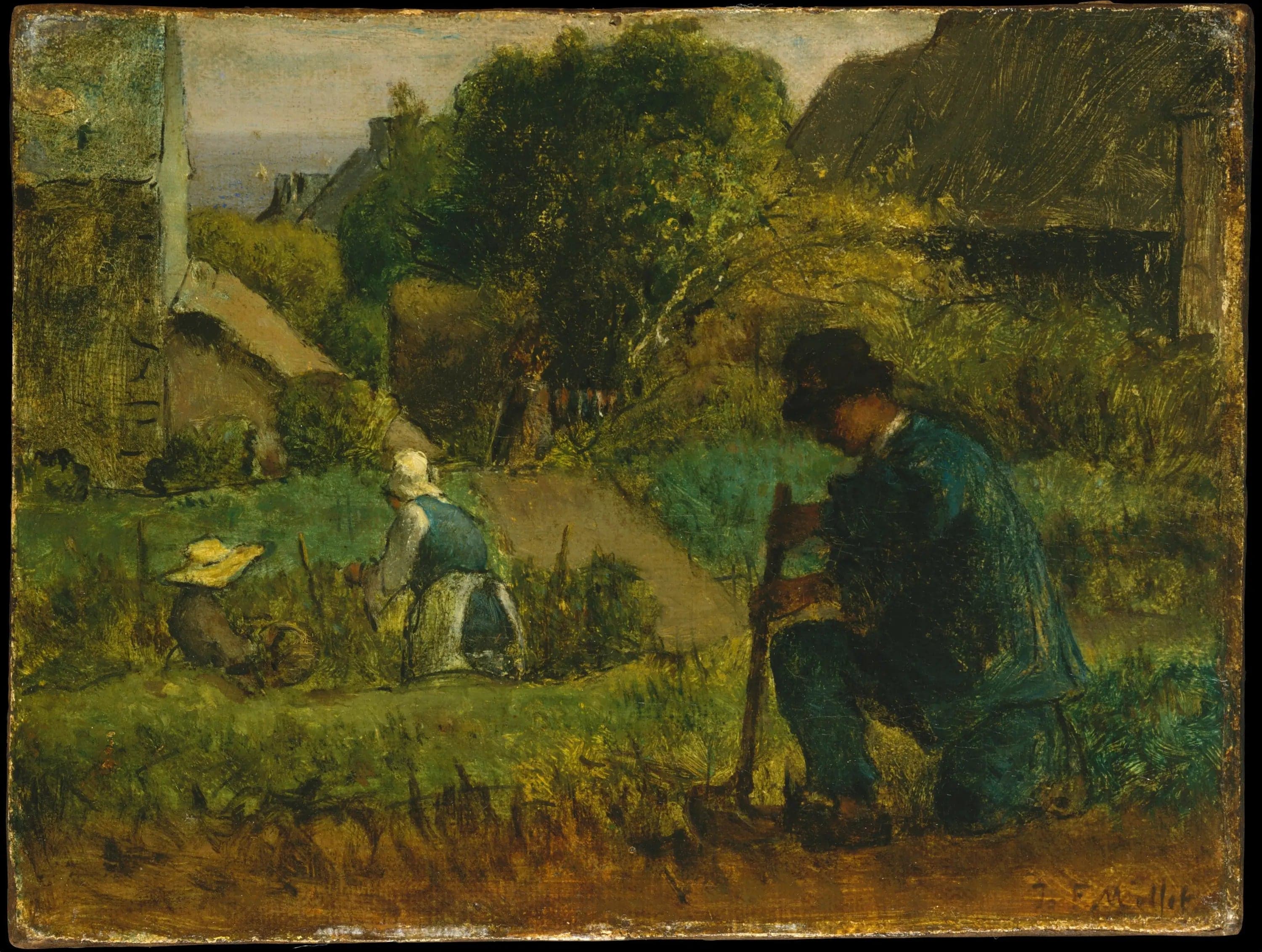 Garden Scene - Jean