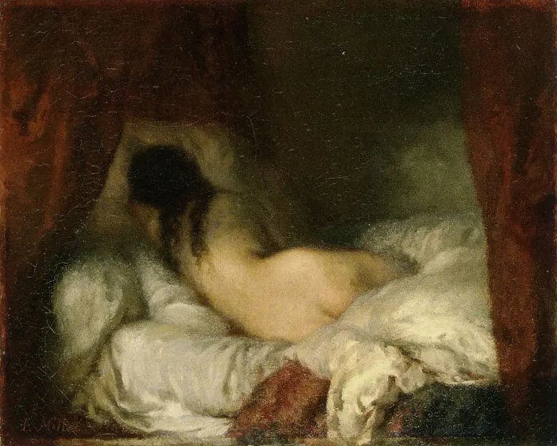 Nude Woman Lying Down - Jean