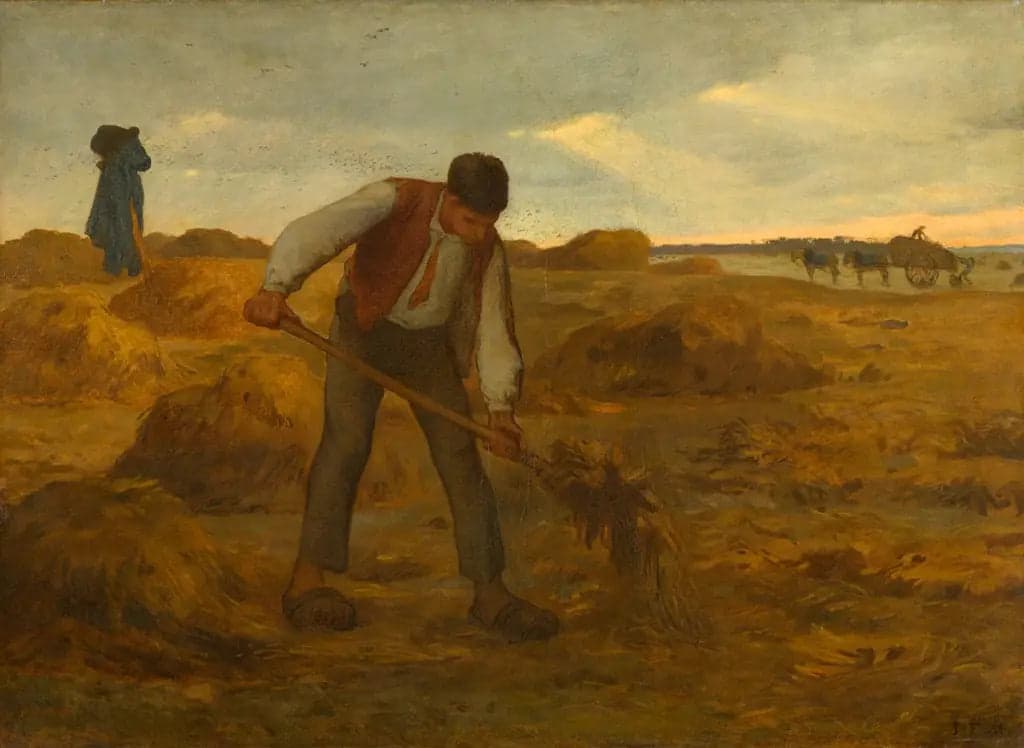 Peasant Spreading Manure - Jean