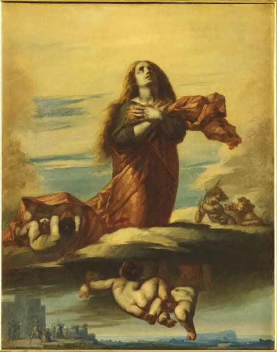 Sainte Barbe enlevée au ciel - Jean