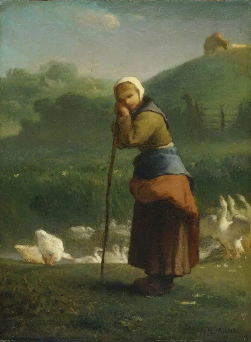 The Goose Girl at Gruchy - Jean