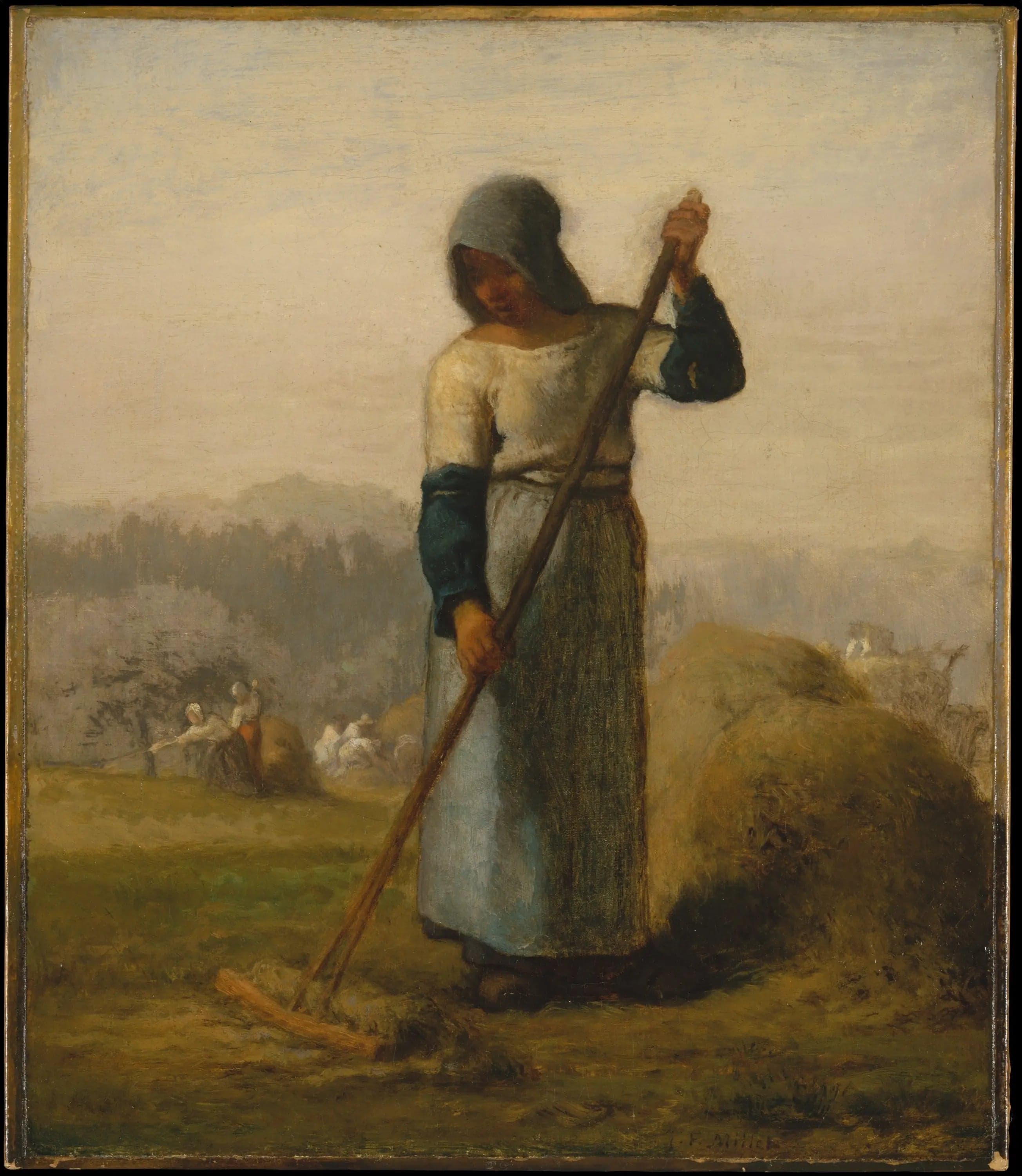 Woman with a Rake - Jean