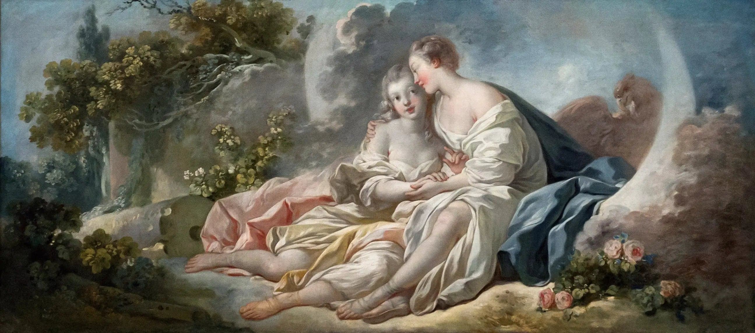 Jupiter sous les traits de Diane, séduisant Callisto - Jean