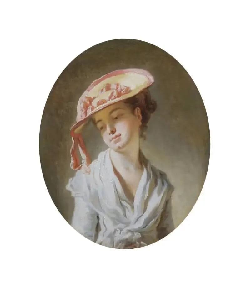 Young Girl with Hat - Jean