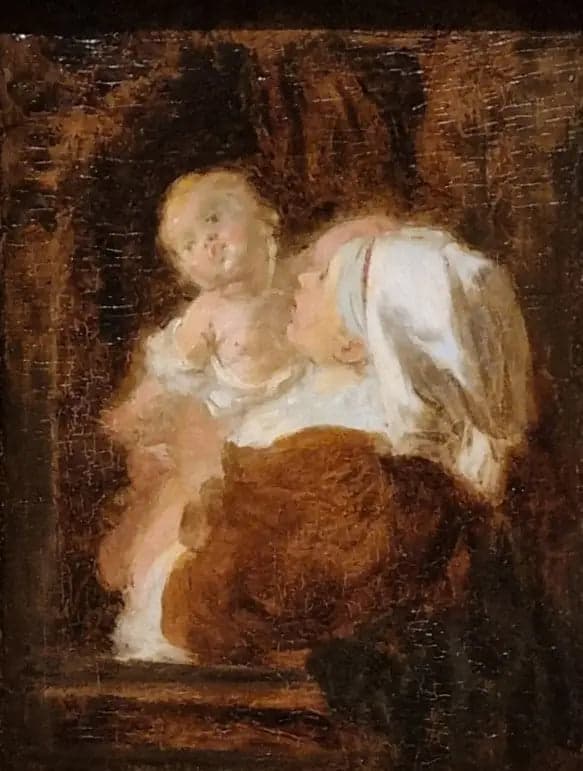 Young woman and child - Jean