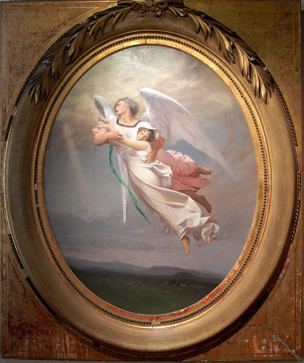 A soul carried away by an angel - Jean