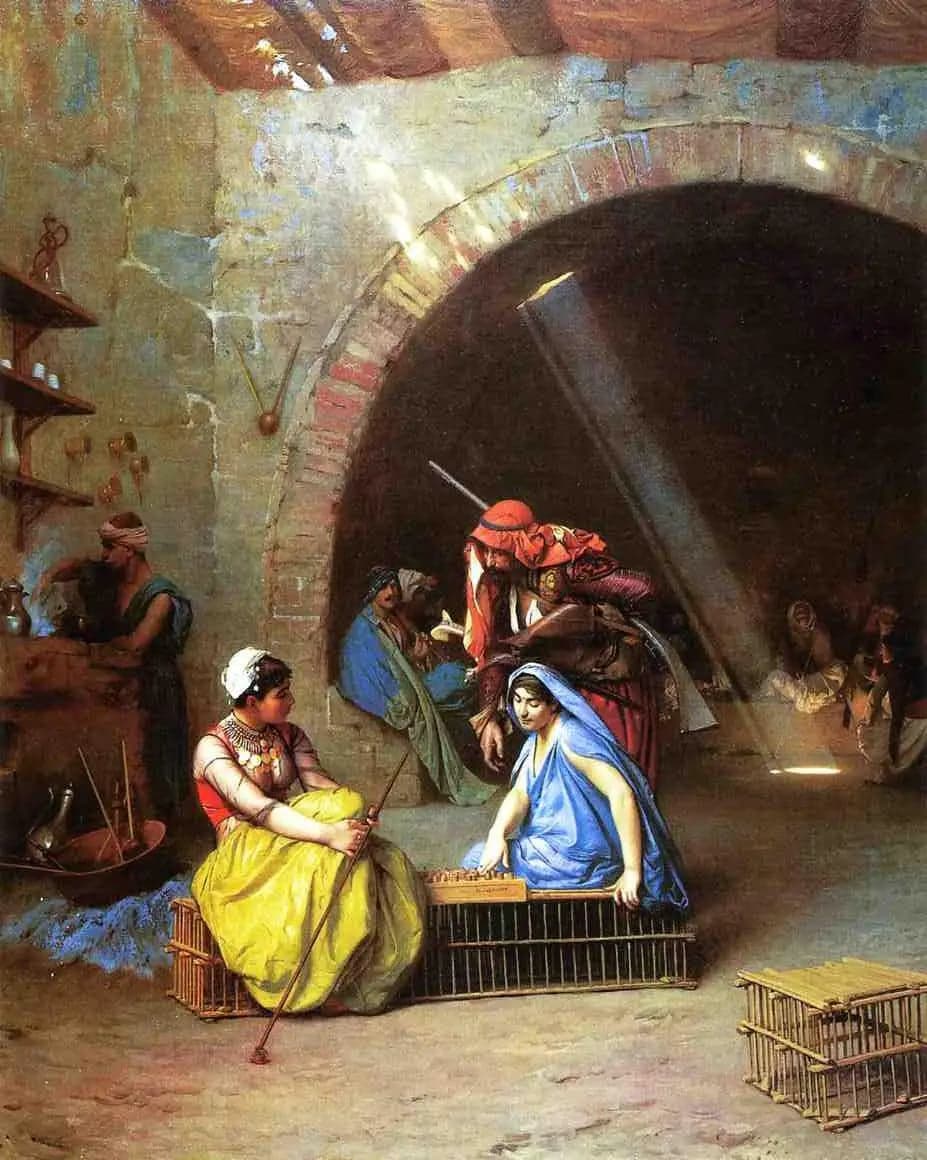 Almées Playing Chess - Jean