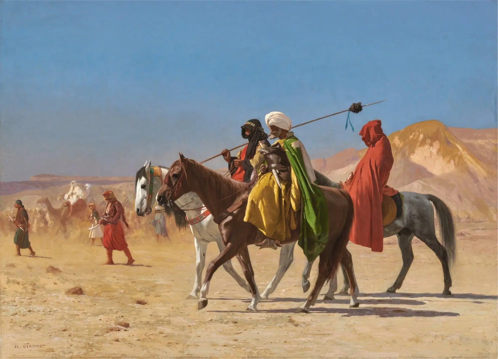 Arabs Crossing the Desert - Jean
