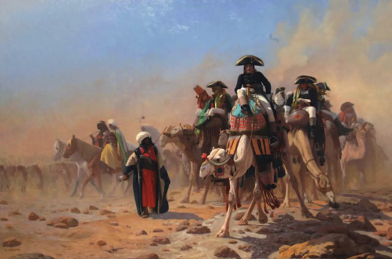 Bonaparte and his staff in Egypt - Jean
