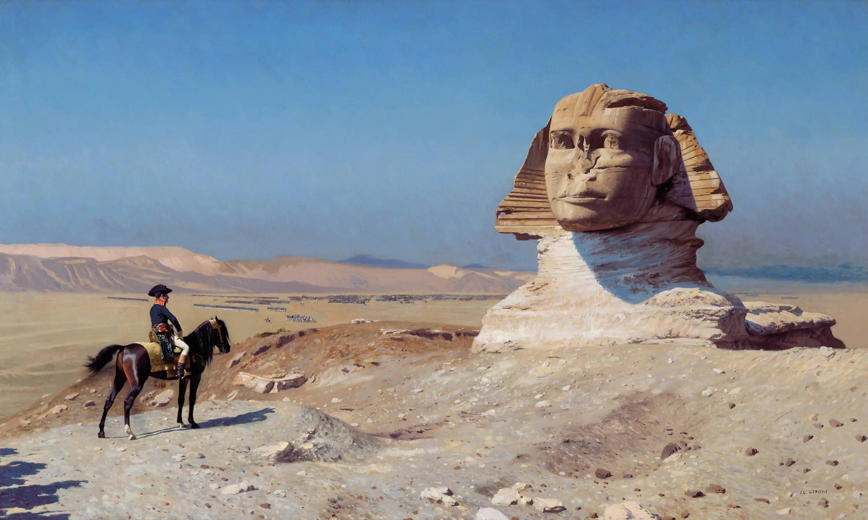 Bonaparte in front of the Sphinx - Jean