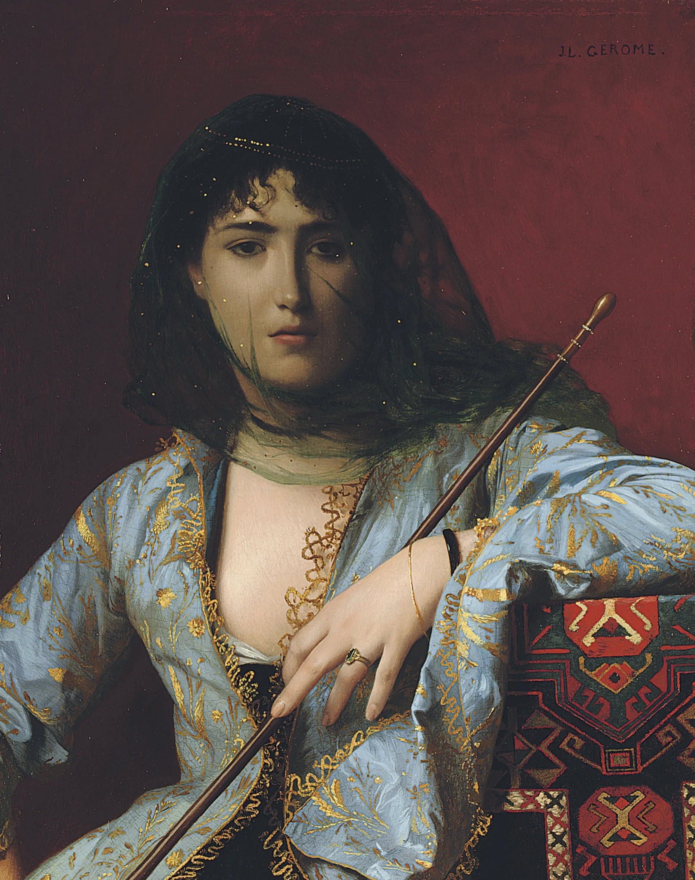 Circassian veiled woman - Jean