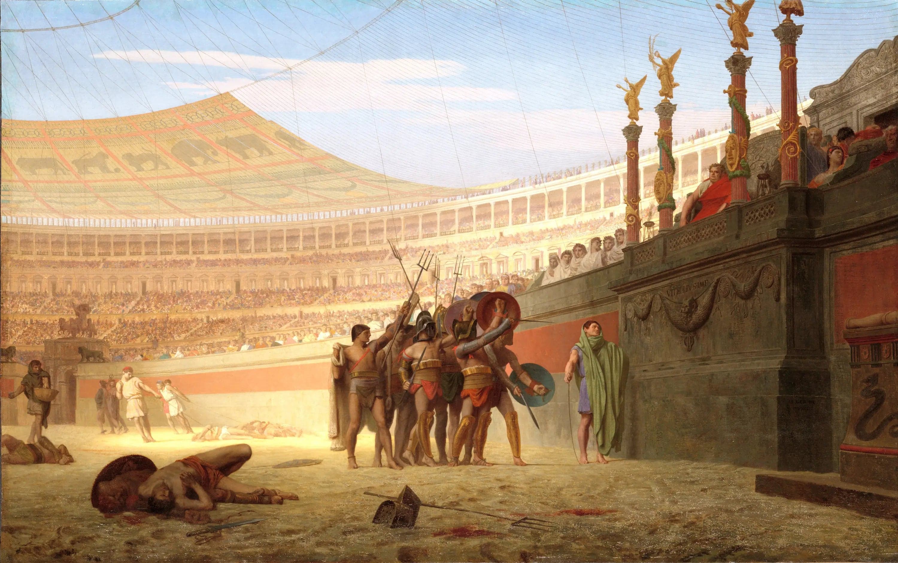 Hail Caesar, those who are about to die salute you - Jean