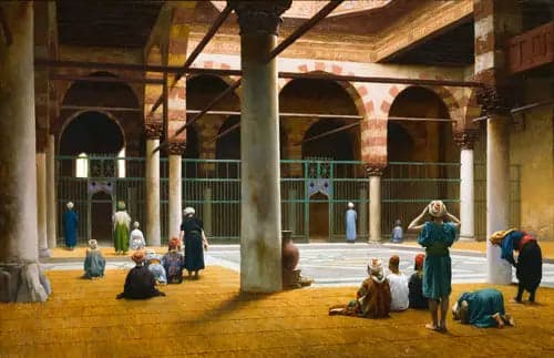 Interior of a Mosque - Jean