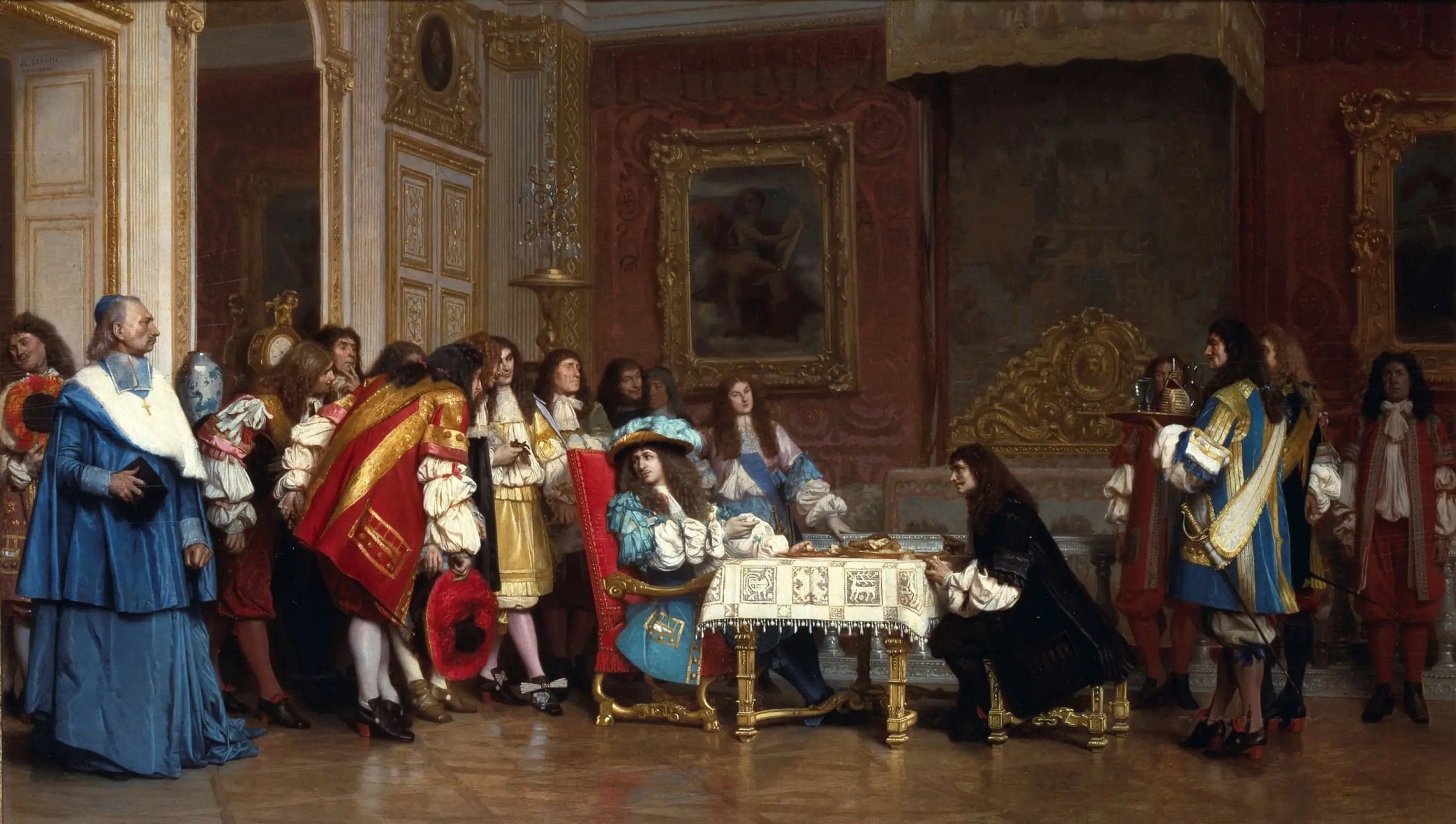 Louis XIV and Molière - Jean
