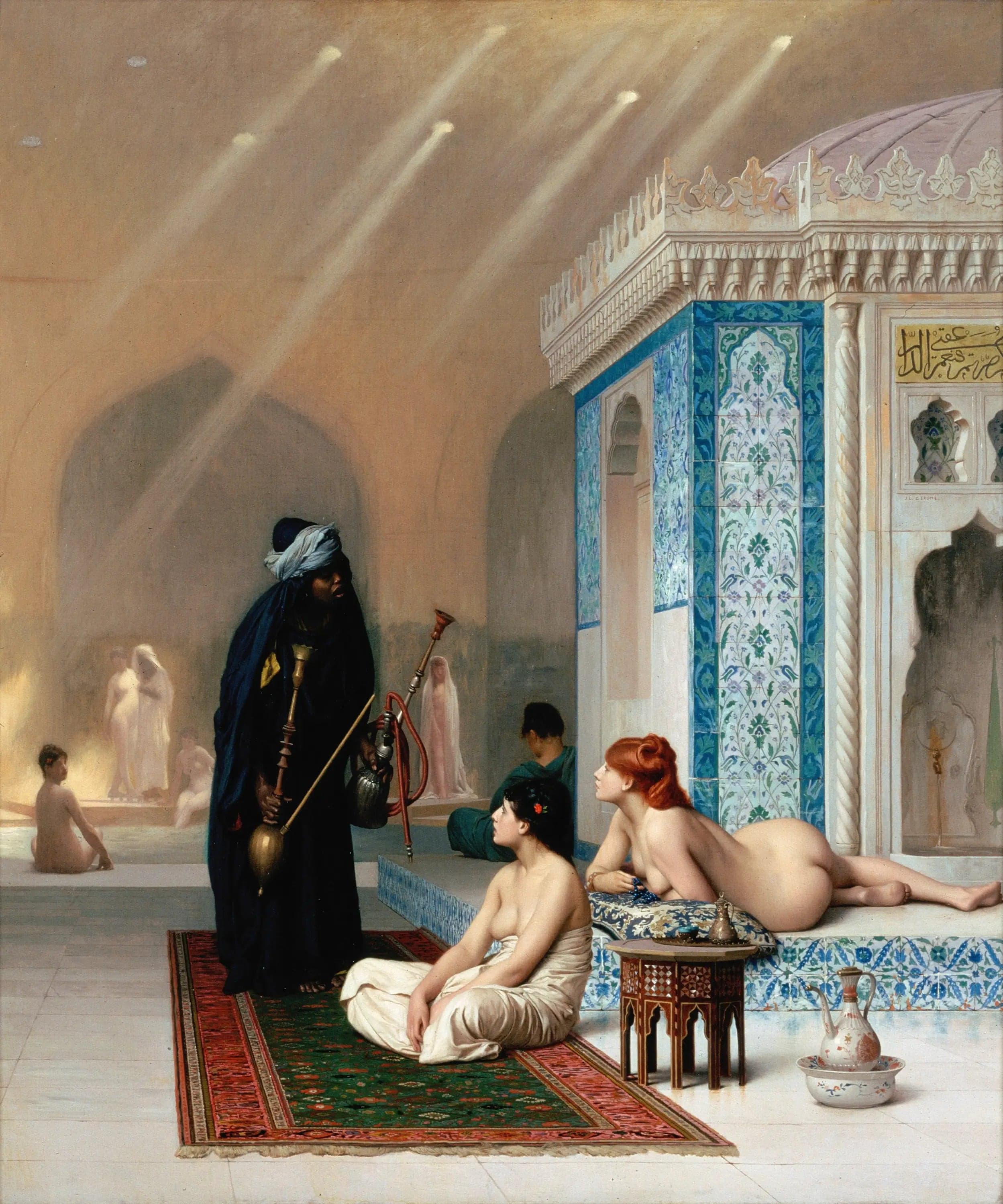 Pool in a harem - Jean