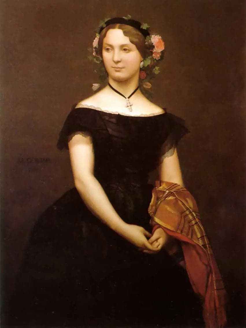 Portrait of Miss Durand - Jean