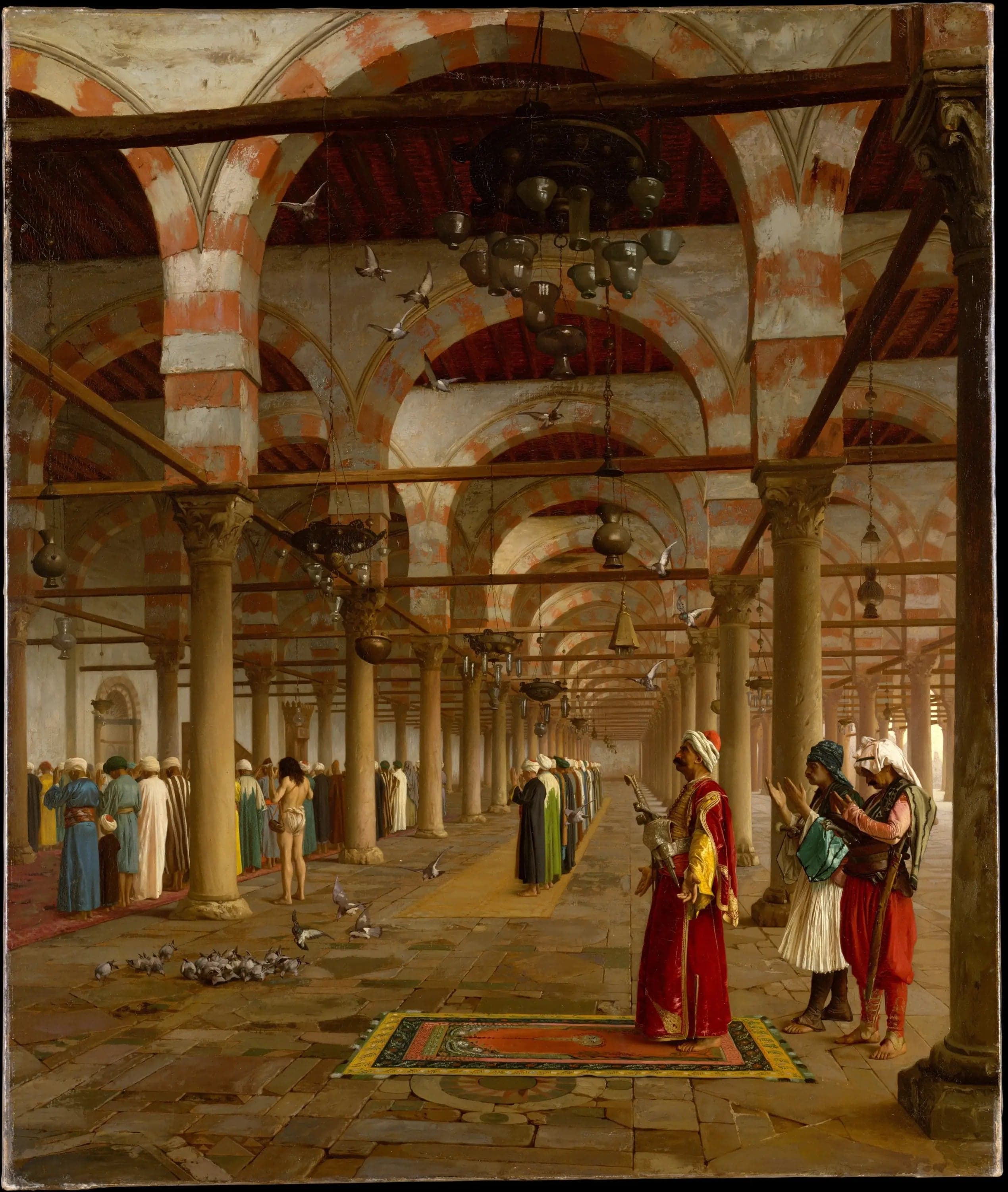 Prayer at the Mosque - Jean