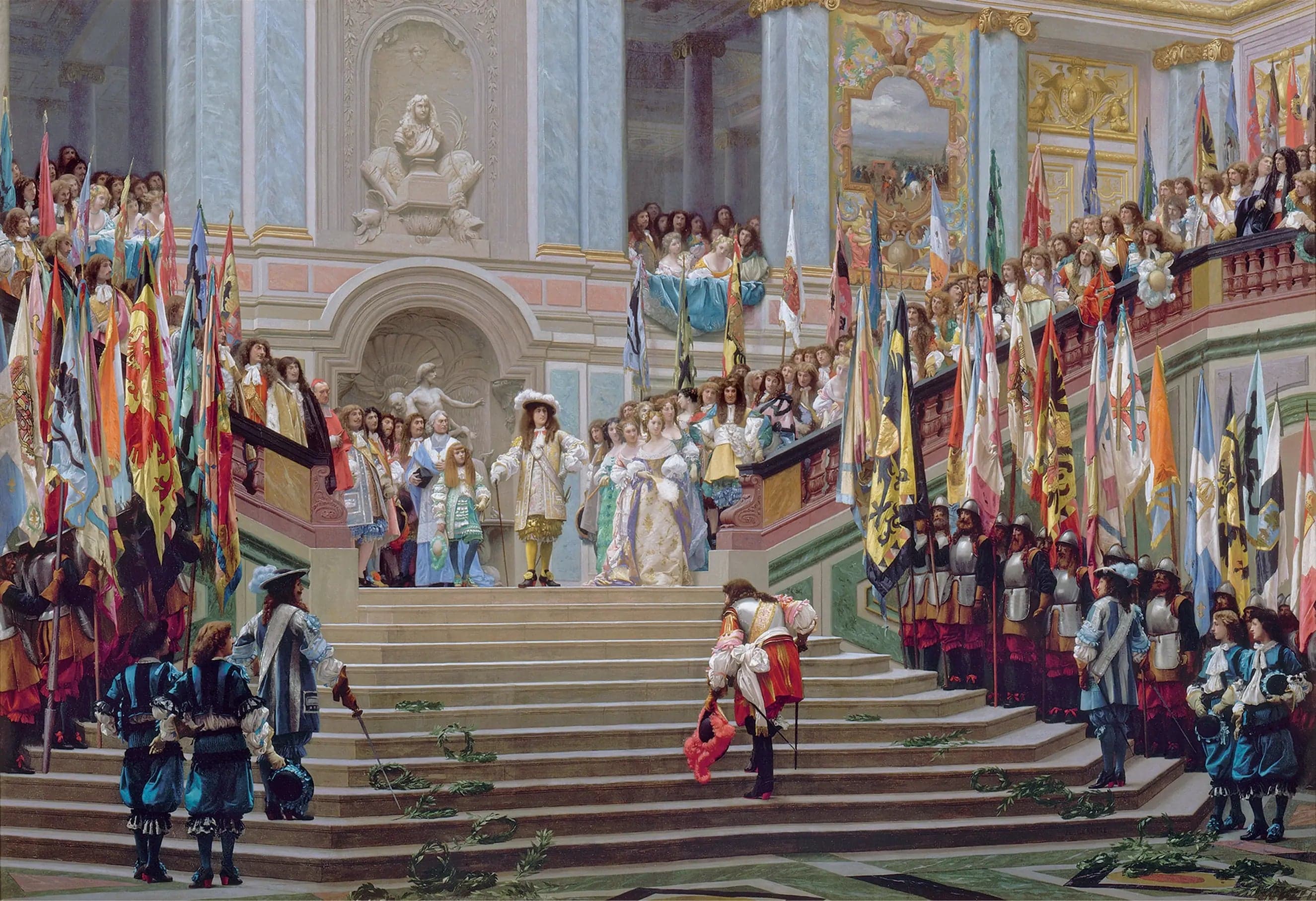 Reception of the Grand Condé at Versailles - Jean