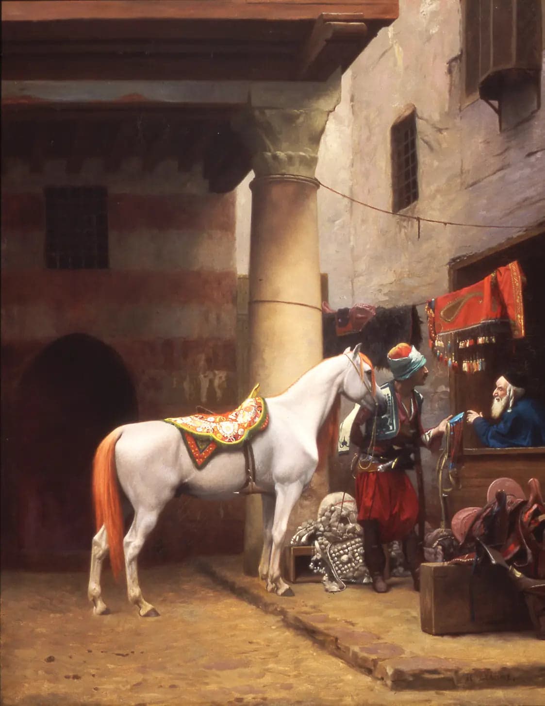 The Bazaar of the Saddle, Cairo - Jean