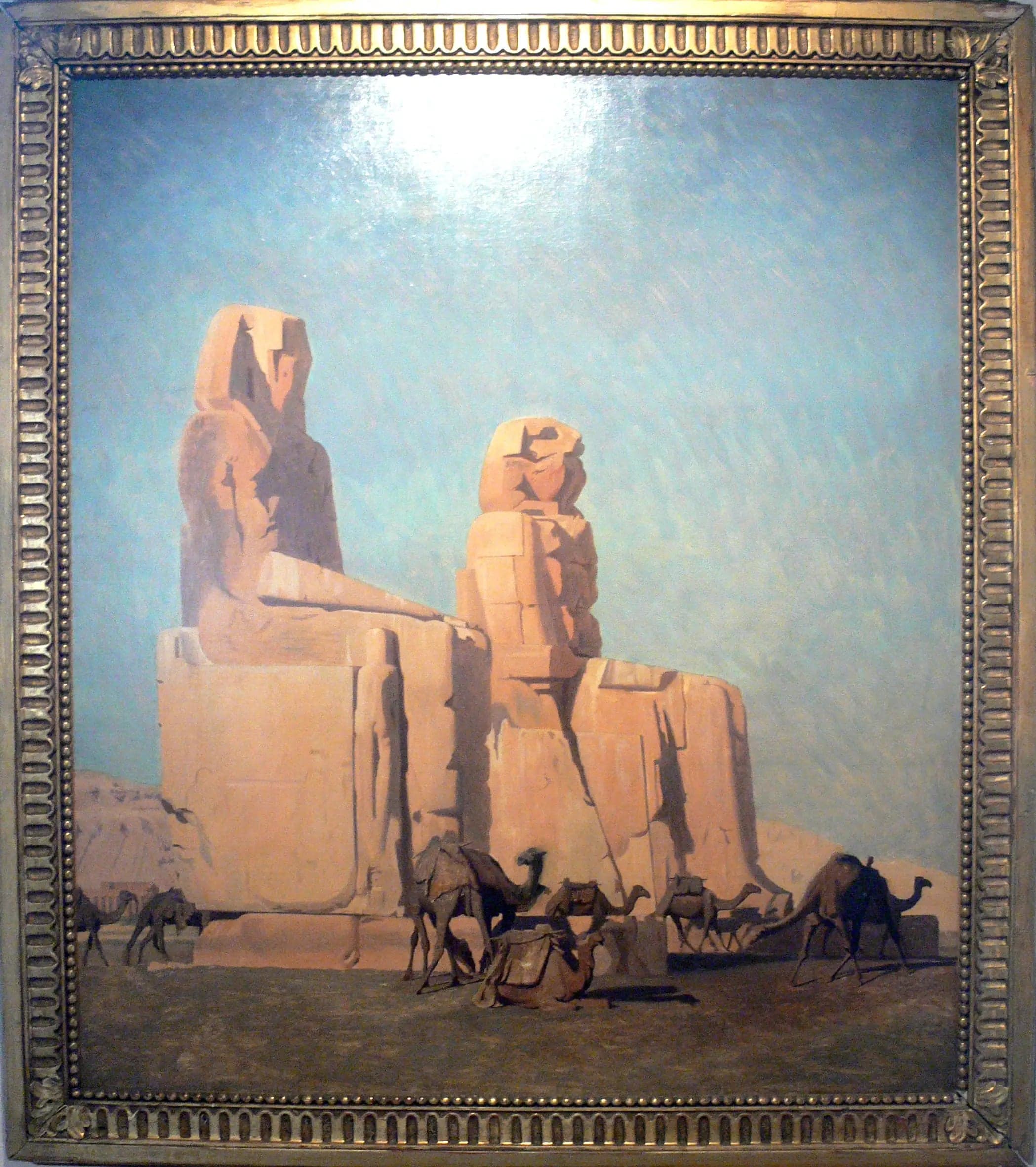 The Colossi of Thebes, Memnon and Sesostris - Jean