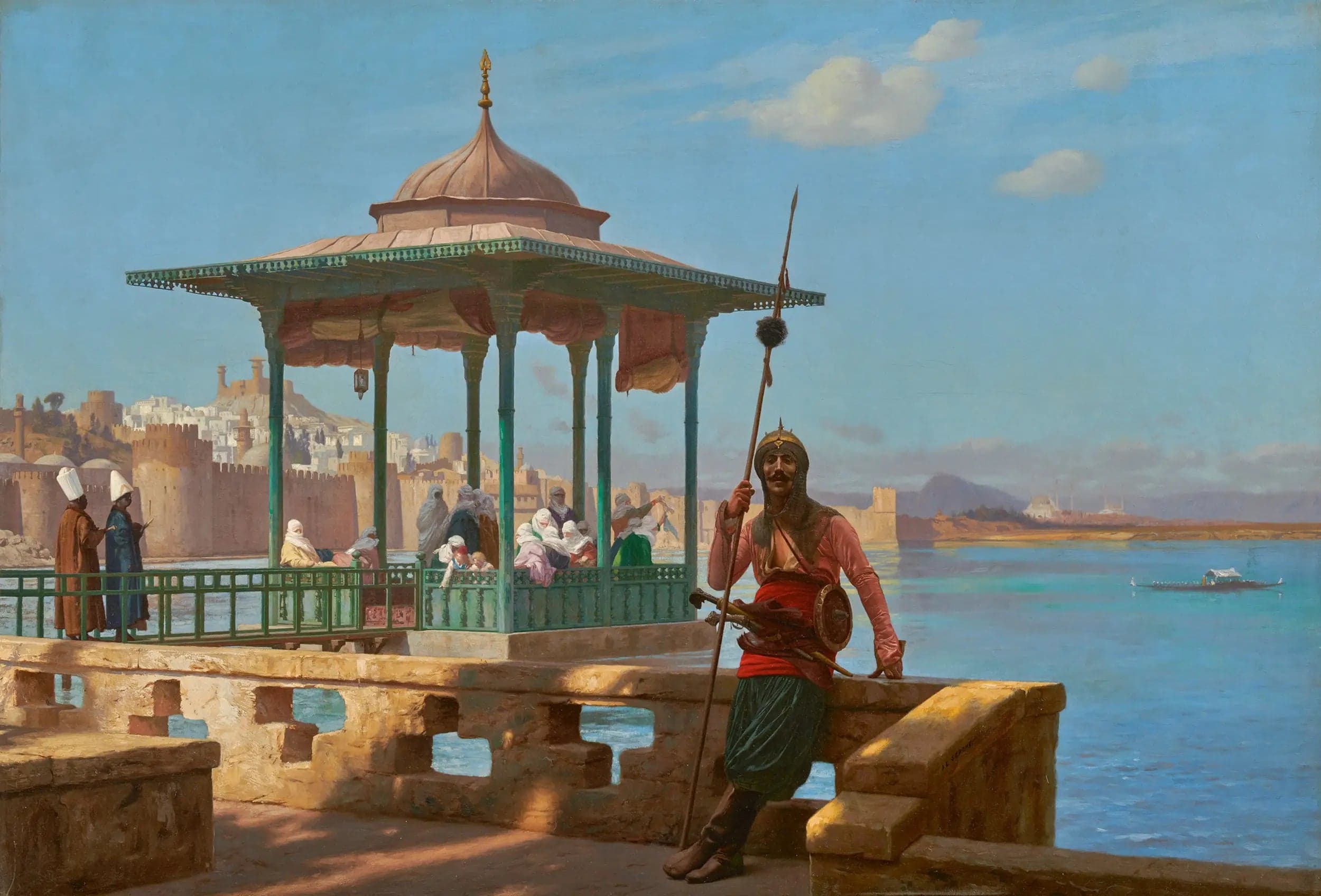 The Harem in the kiosk - Jean