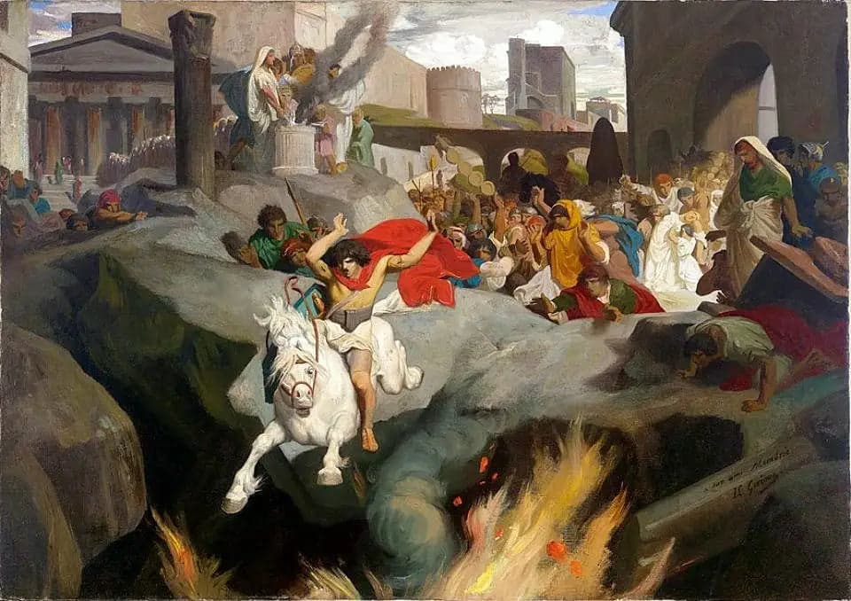 The Leap of Mettius Curtius - Jean