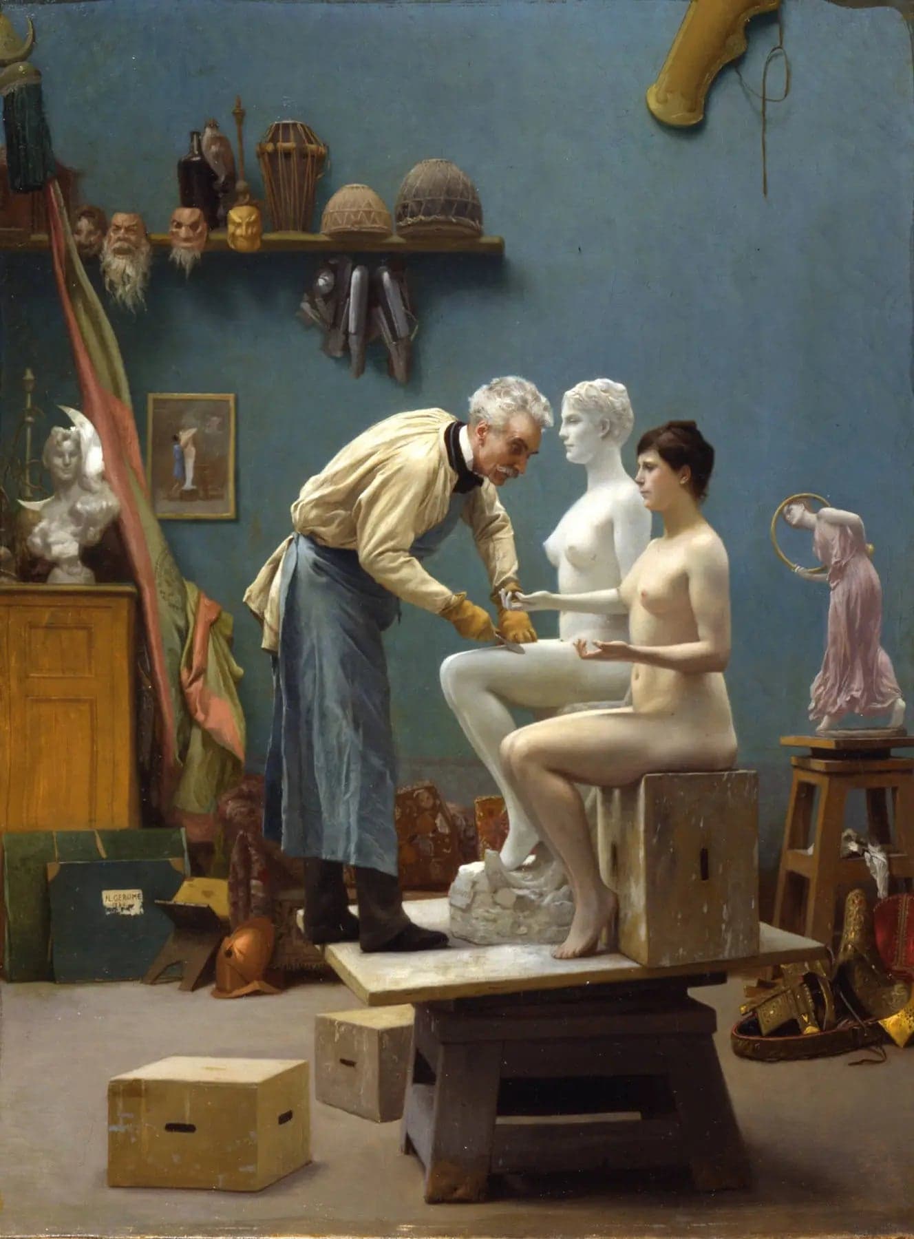 The Sculptor Artist Tanagra - Jean