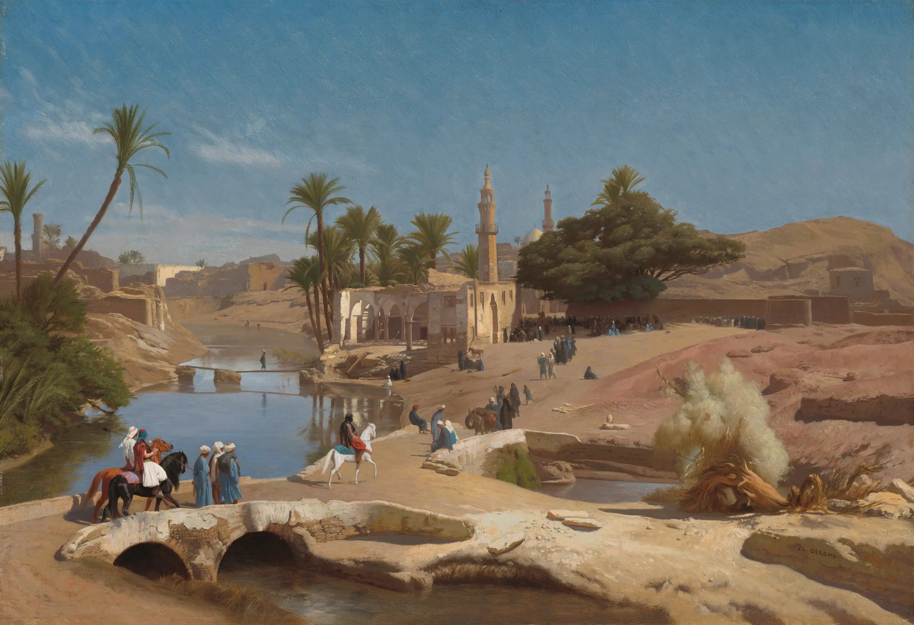 View of Médinet El-Fayoum - Jean