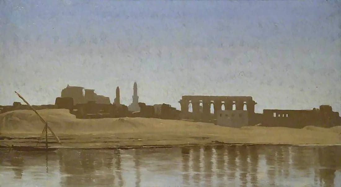 View of the Nile at Luxor - Jean