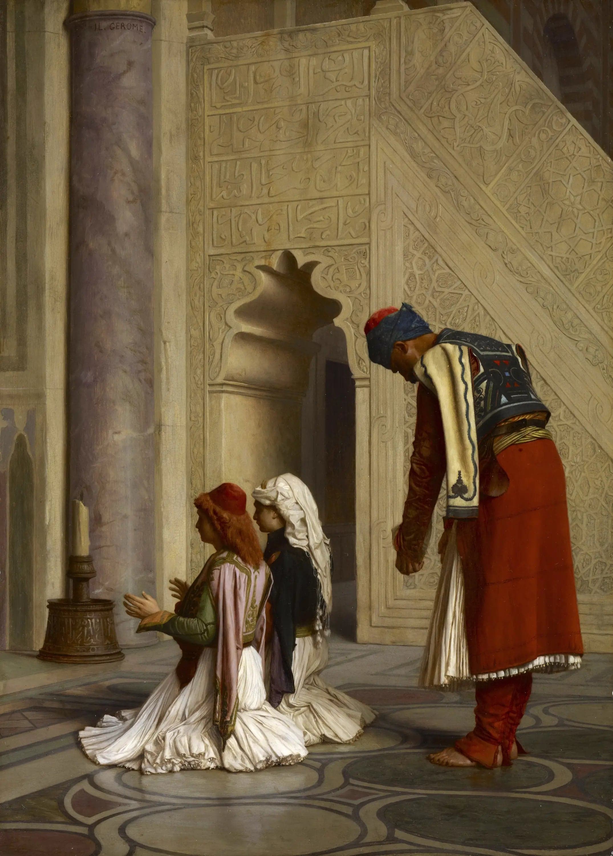 Young Greeks in the Mosque - Jean