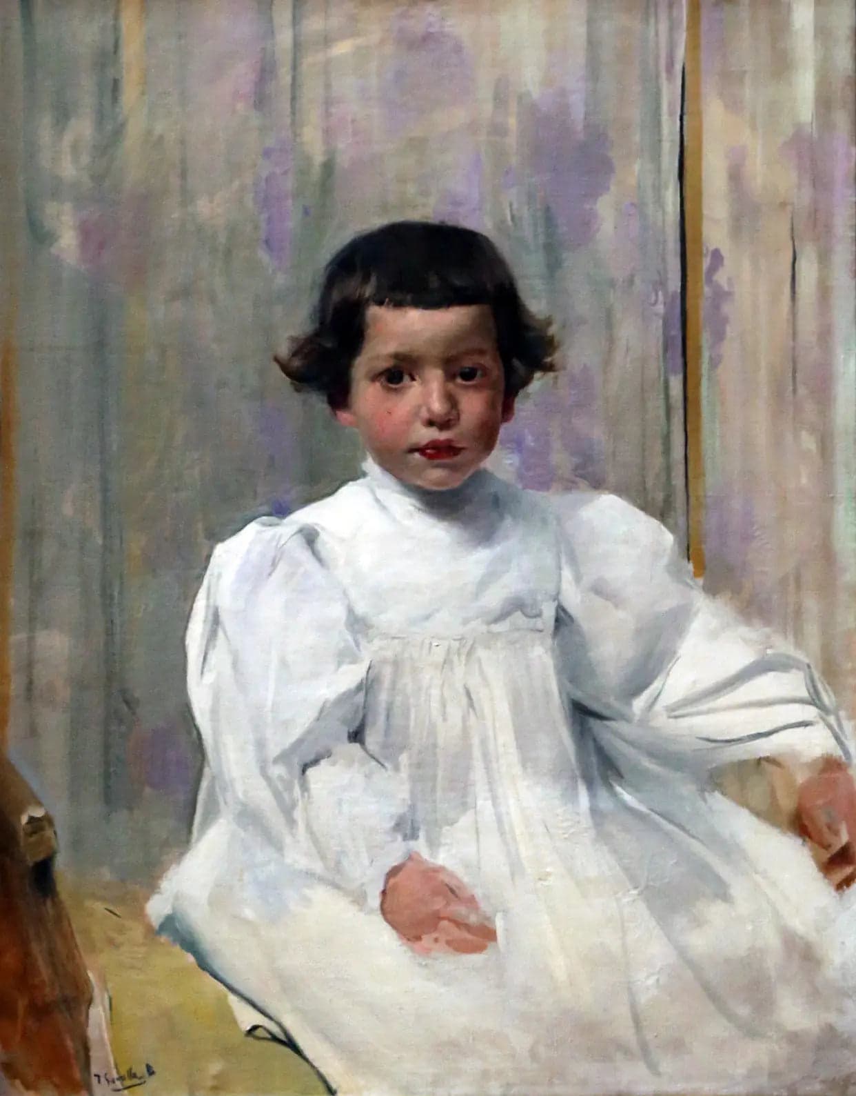 Joaquín Sorolla García in white