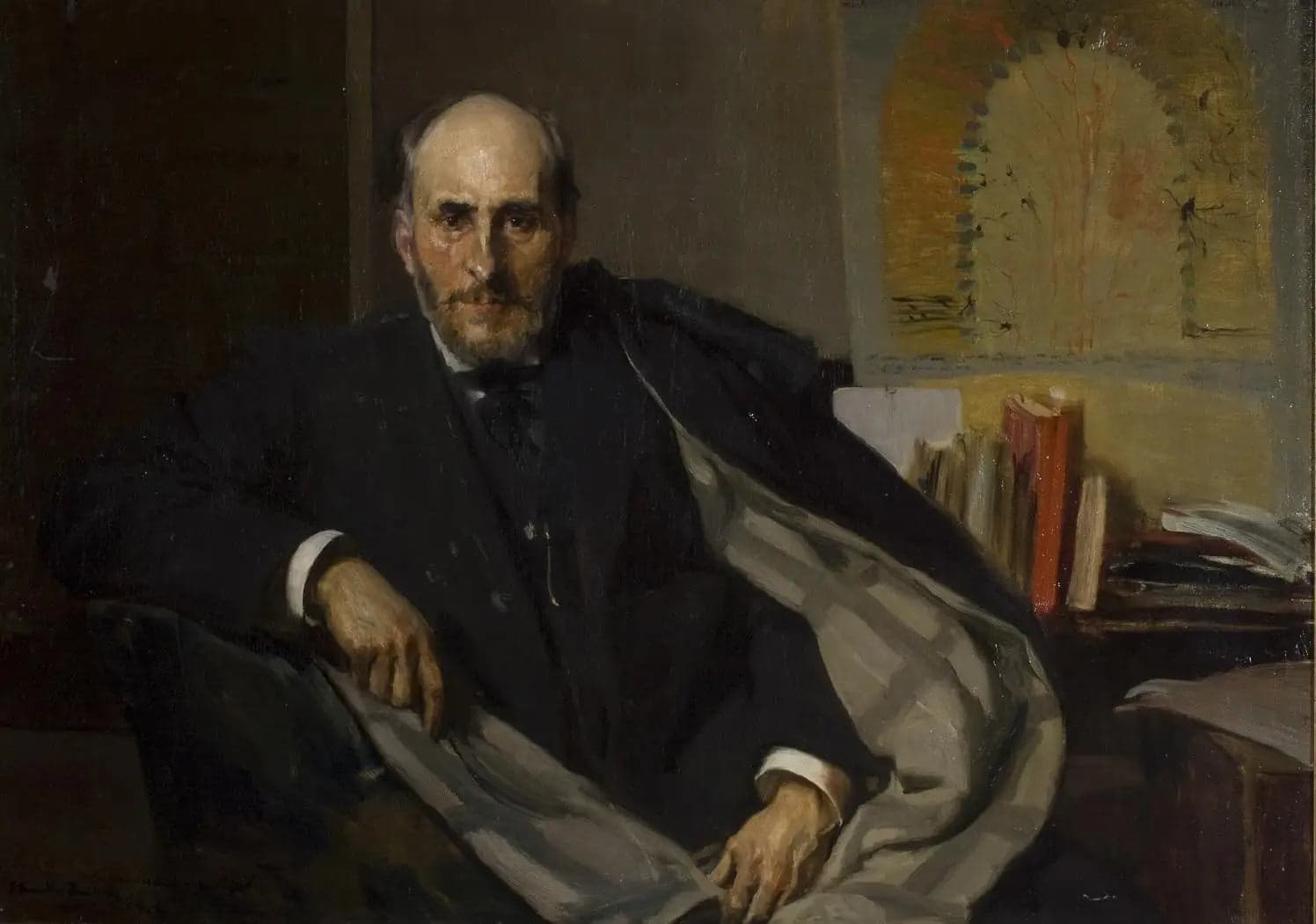portrait of Santiago Ramón y Cajal