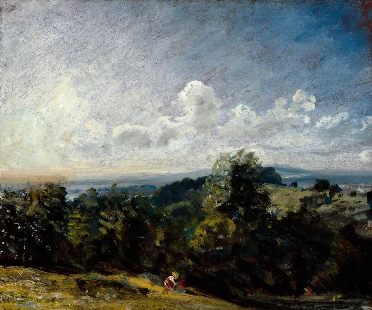 Hampstead Heath, view towards the west in the direction of Harrow I