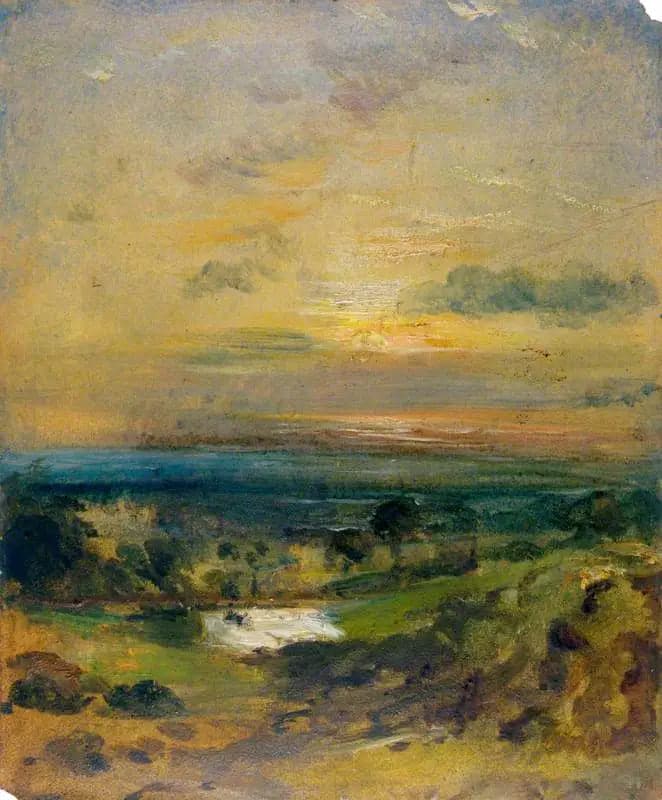 Pond at Branch Hill, Evening