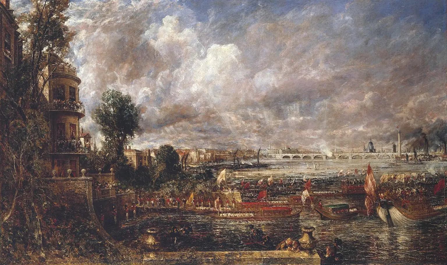 The opening of the Waterloo Bridge