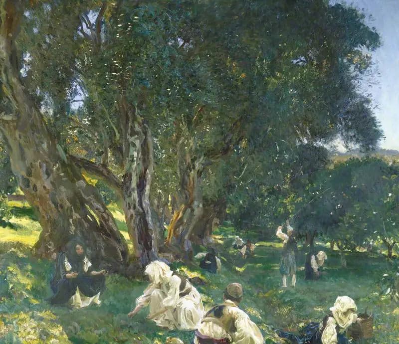 Albanian Olive Pickers