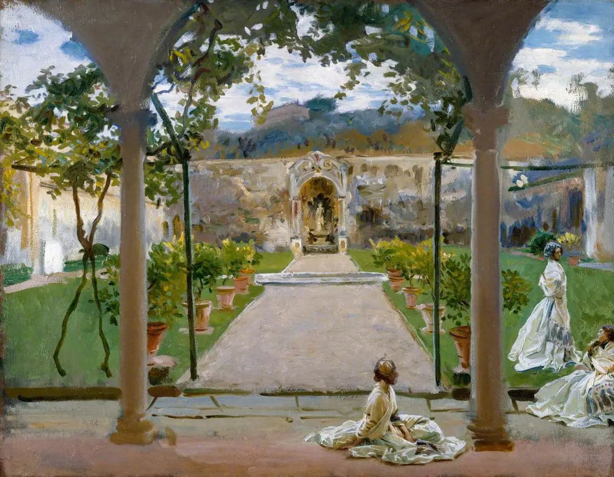 At Torre Galli: Ladies in a Garden