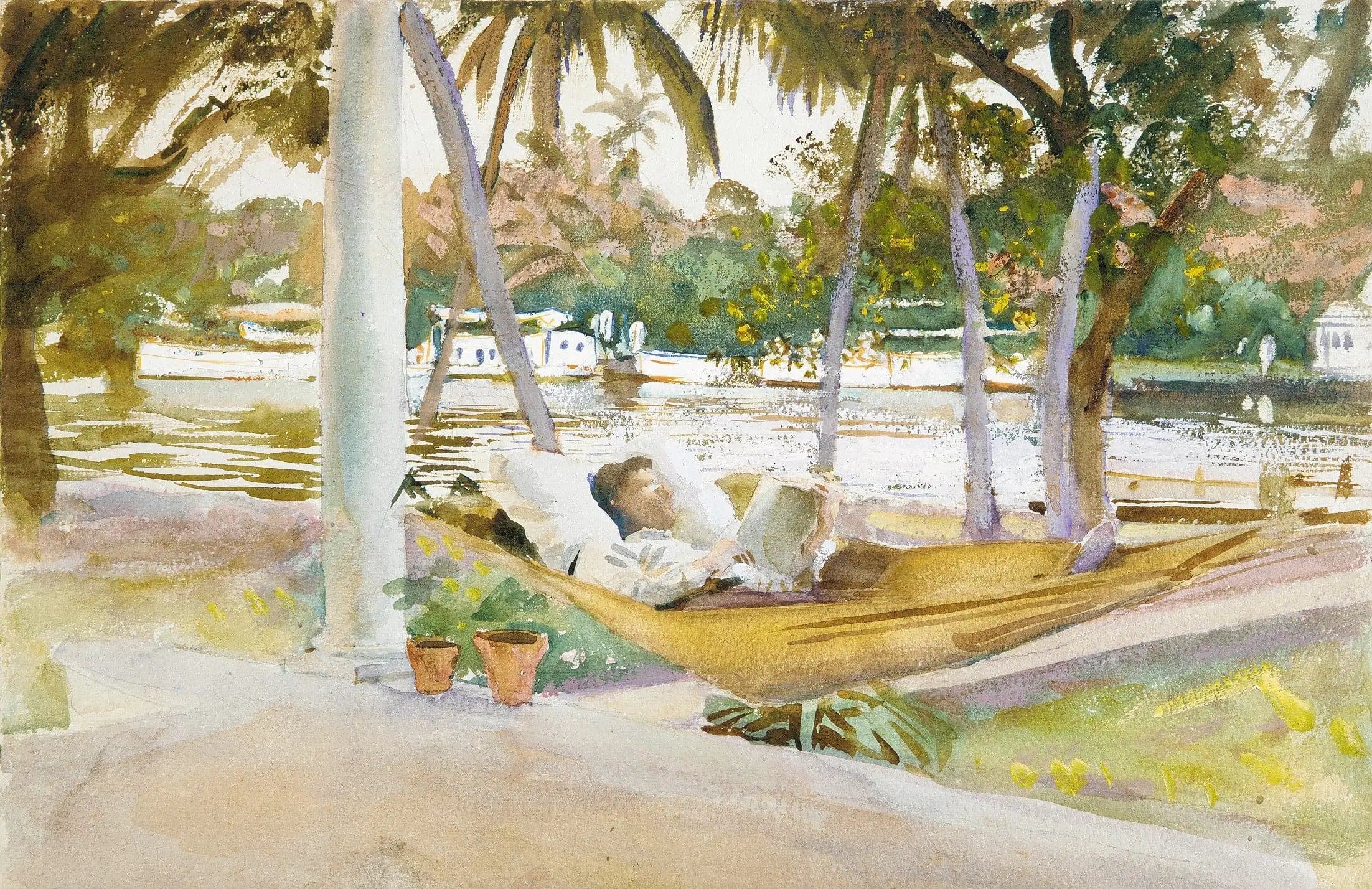 Figure in a Hammock, Florida