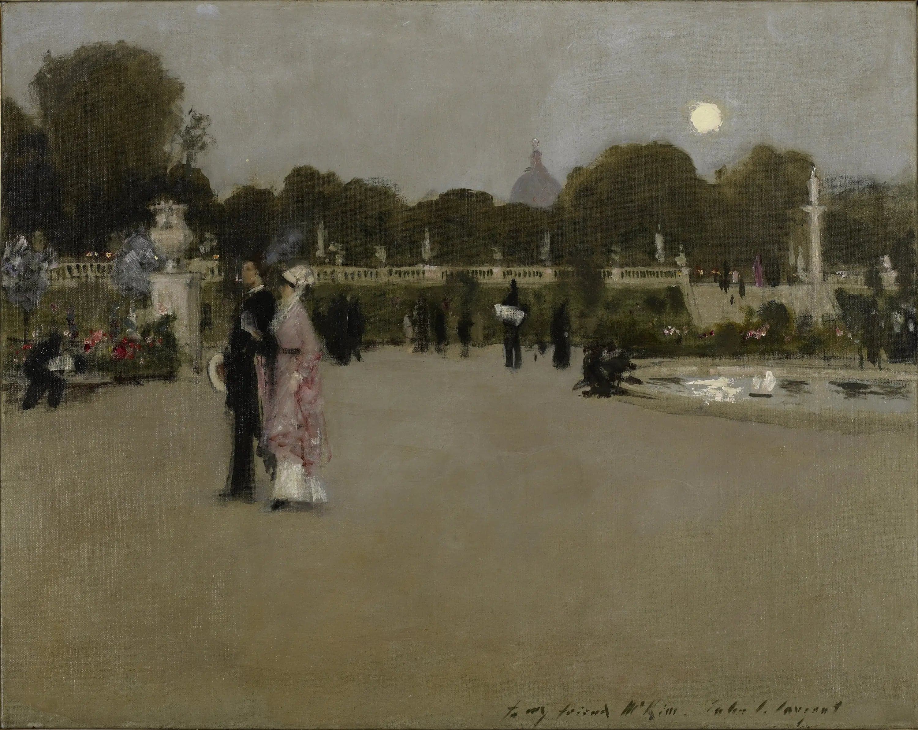 Luxembourg Gardens at Dusk