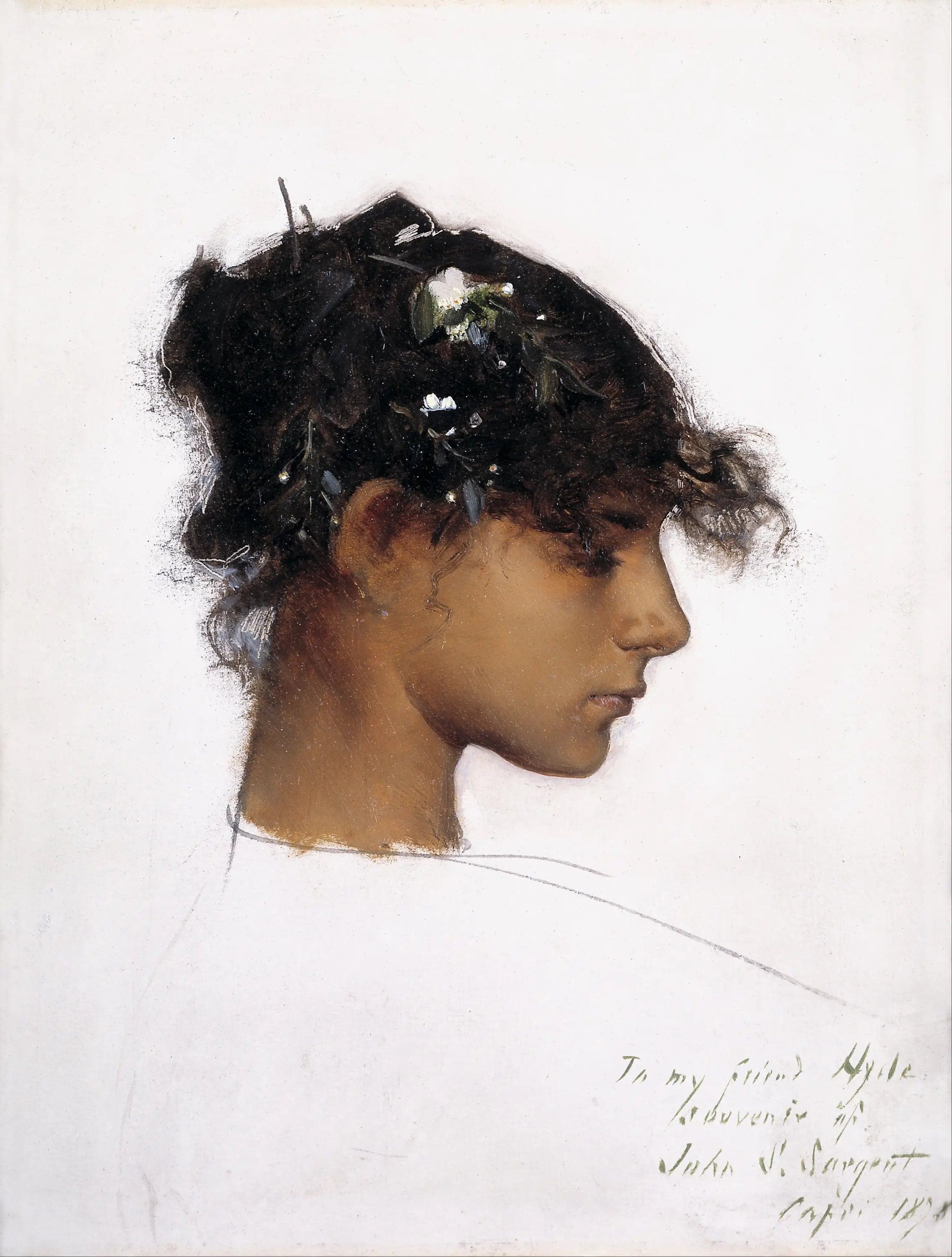 Rosina Ferrara, Head of a Girl from Capri