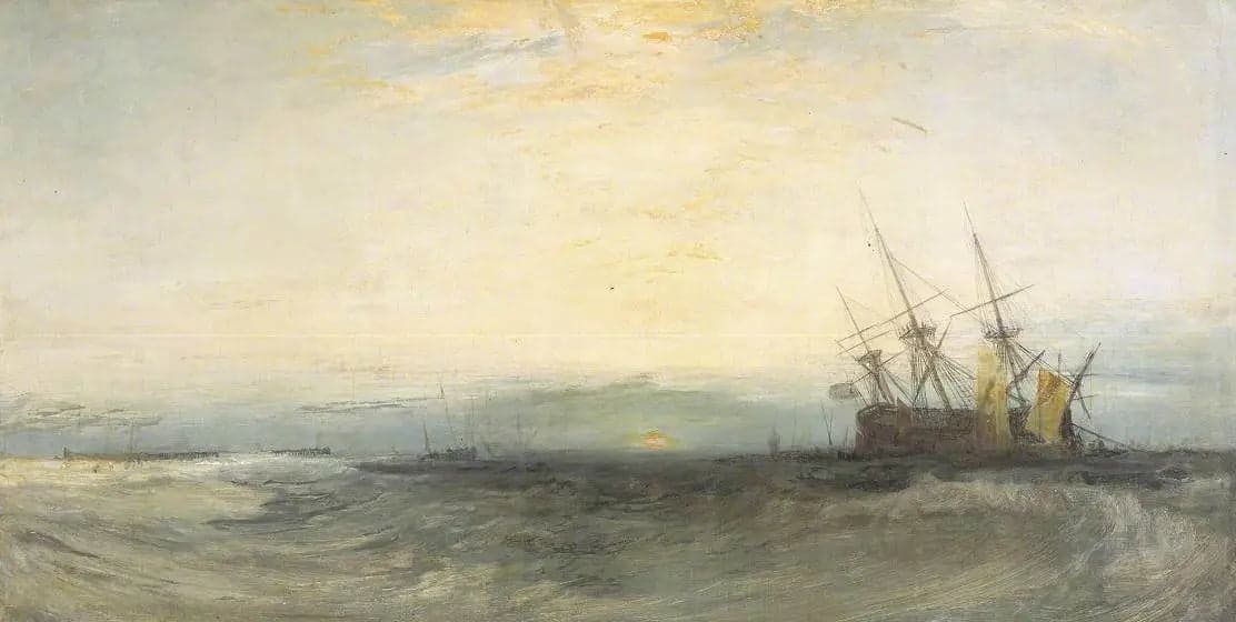 A Ship Aground, Yarmouth; Sample Study