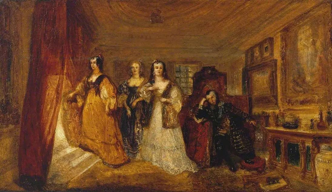 Lucy, Countess of Carlisle, and Dorothy Percy’s Visit to their Father Lord Percy, when under Attainder ...