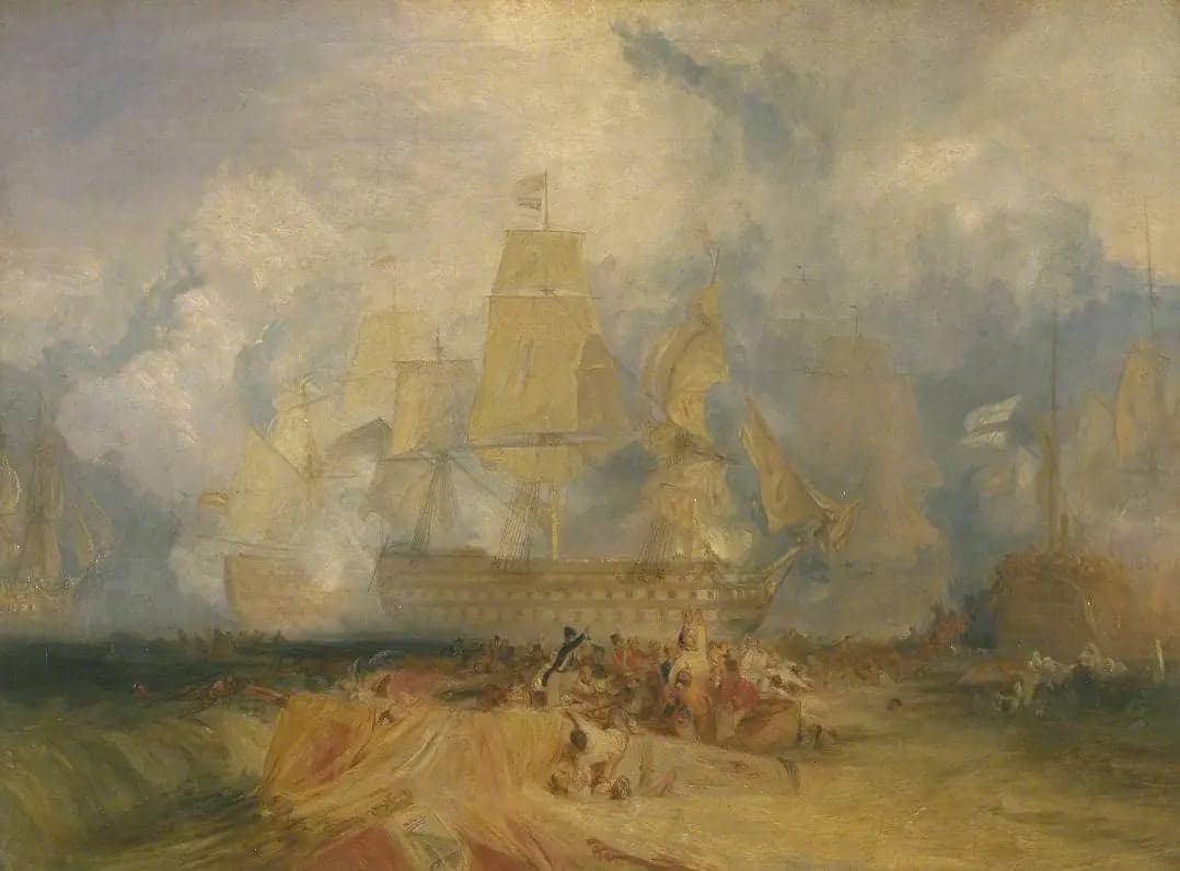 Second Sketch for ‘The Battle of Trafalgar’