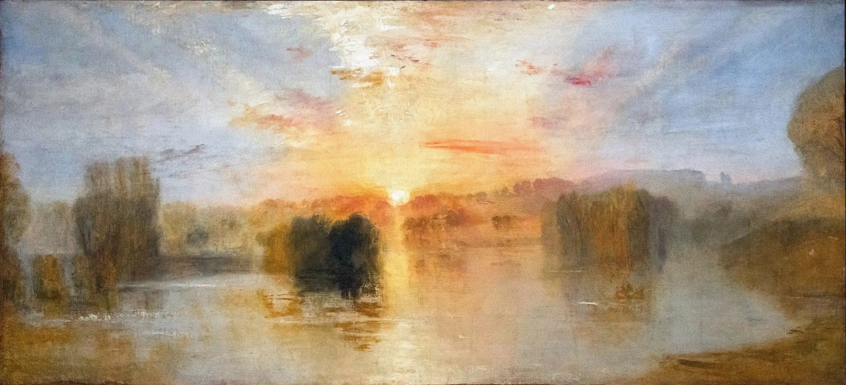 The Lake, Petworth, Sunset; Study Example
