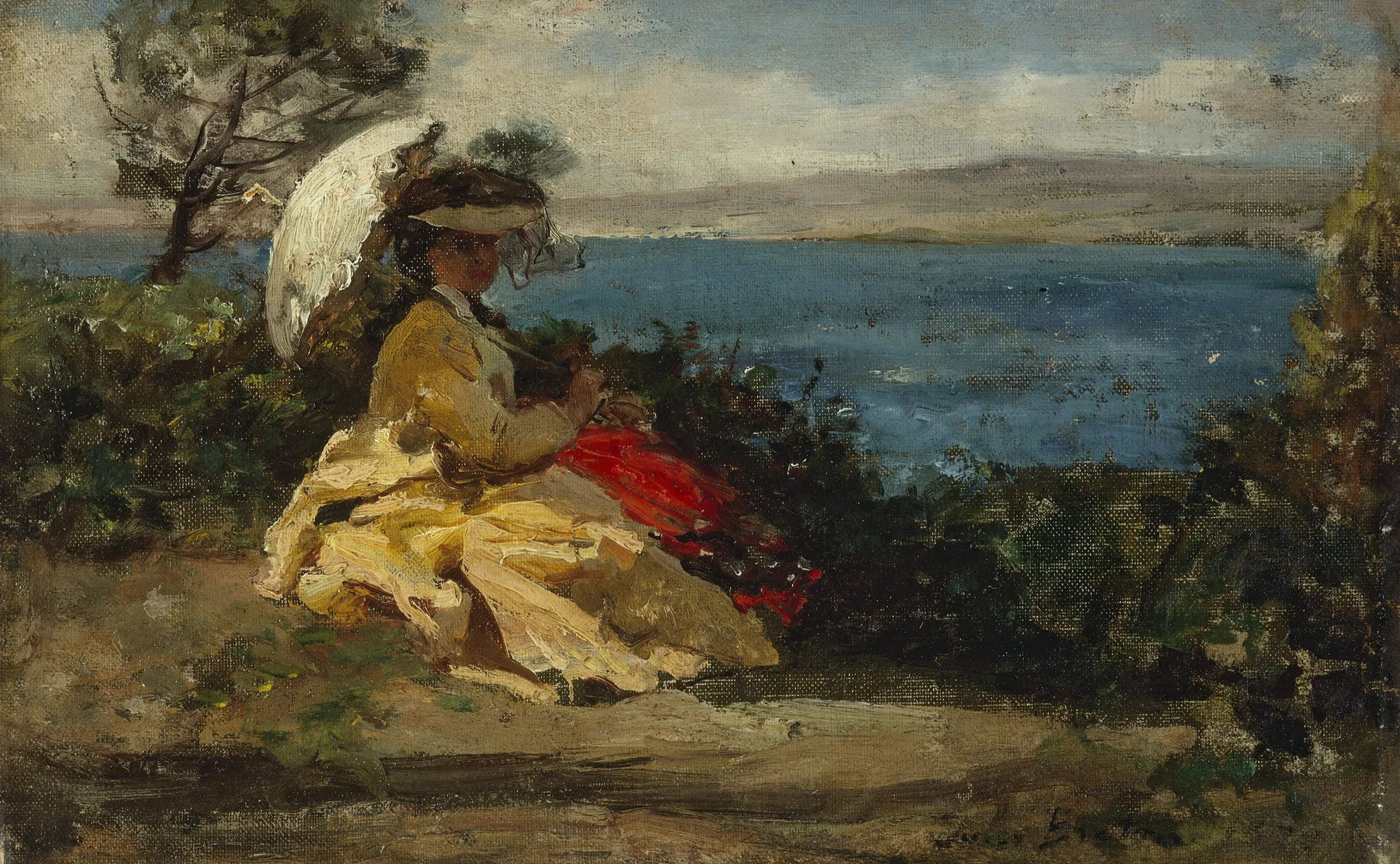 Woman with a Parasol, Bay of Douarnenez