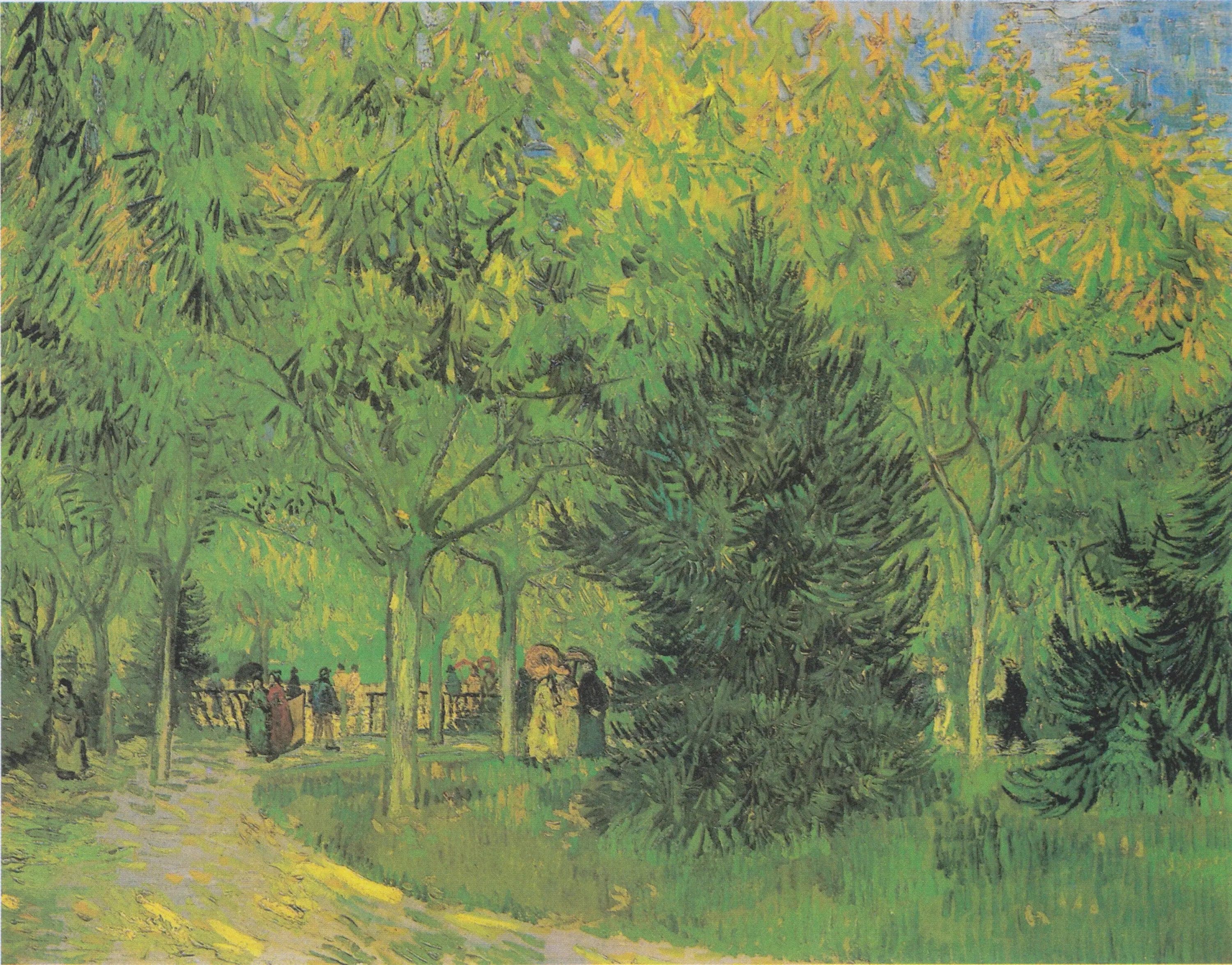 A Pathway in the Public Garden of Arles