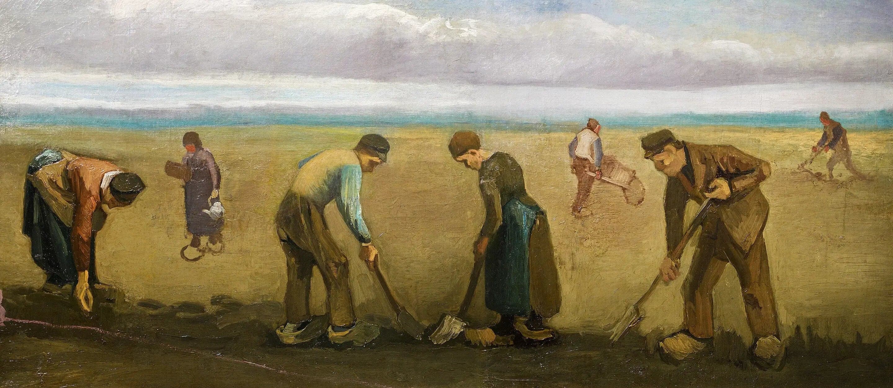 Peasants Planting Potatoes